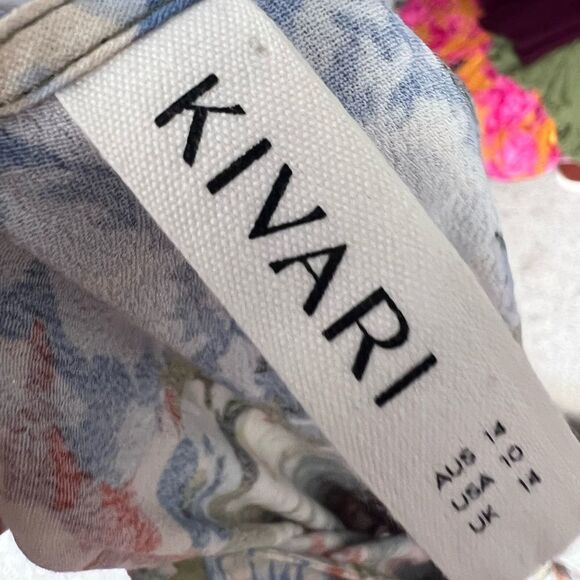 Kivari Darcie tie front mini size 10 floral - Picture 6 of 7